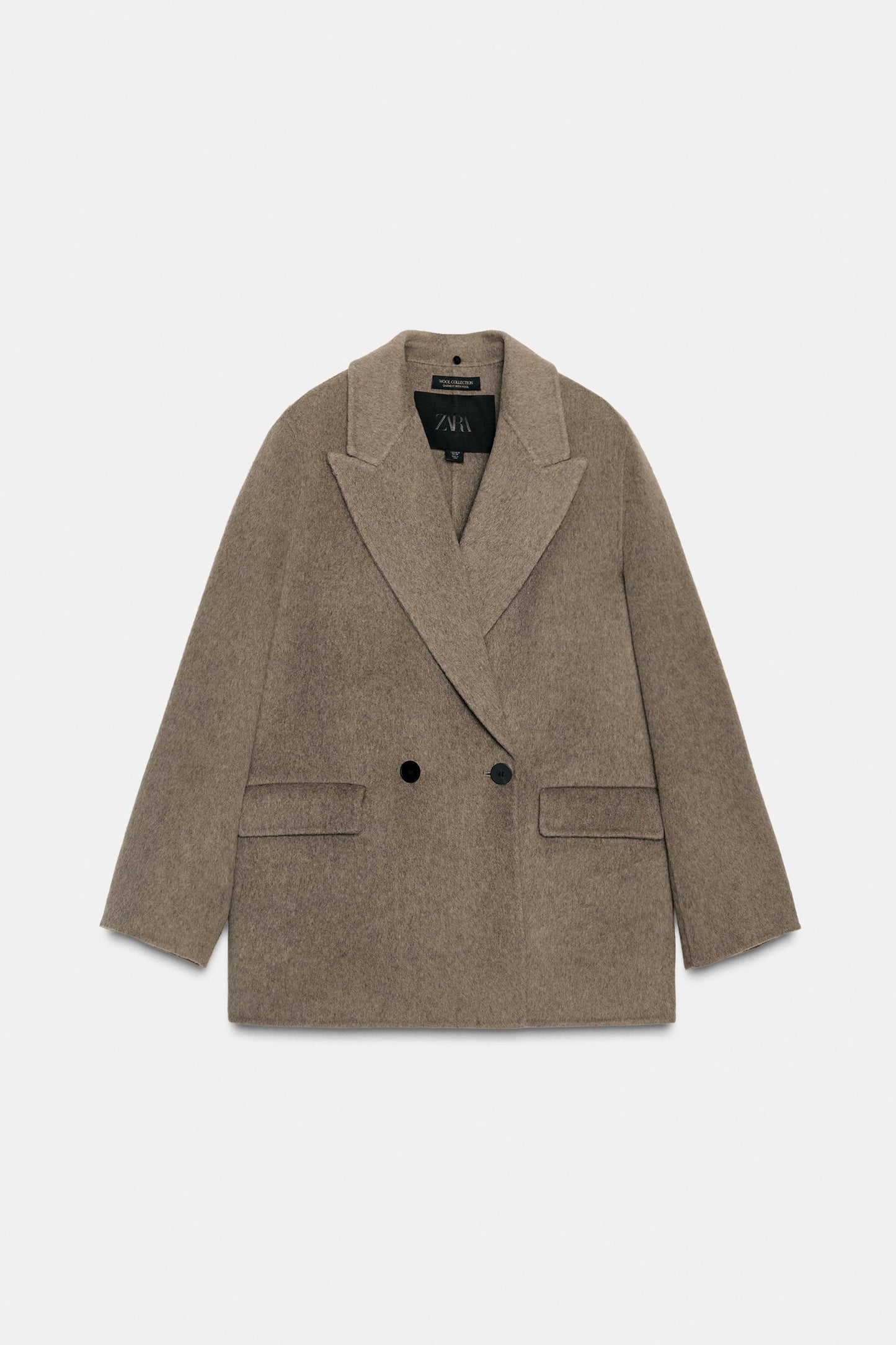 Veste En Maille Avec Col Effet Fourrure